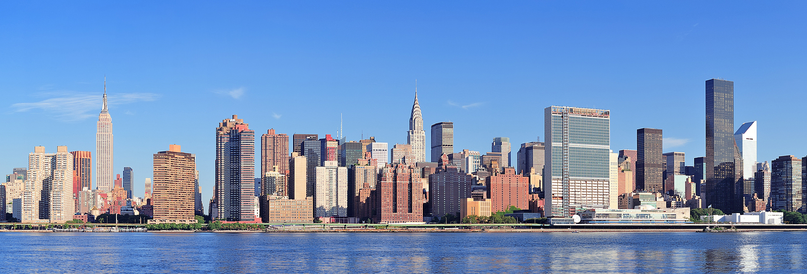 New York City Skyline from the East River.