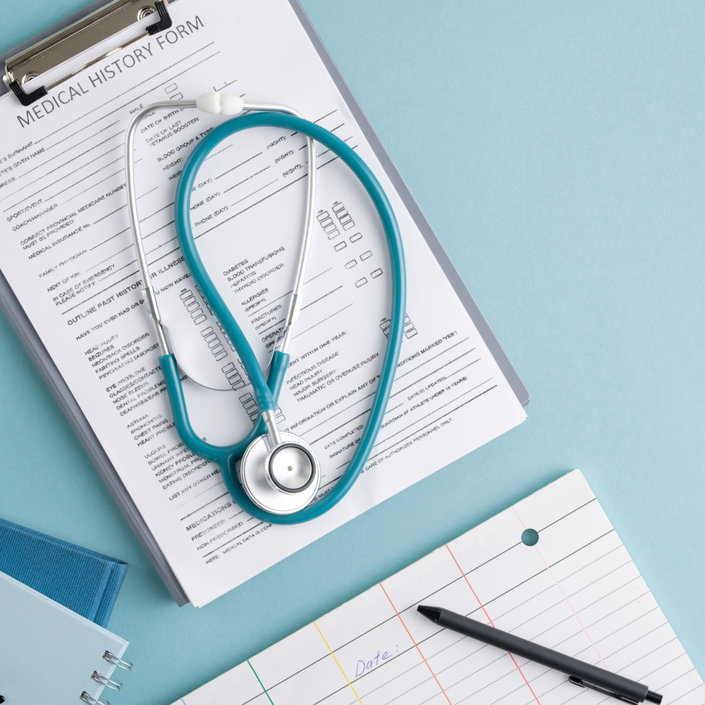 Stethoscope with history.